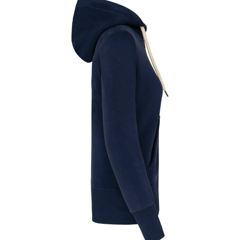 Kariban KV2307 - Sweat-shirt vintage zippé à capuche femme