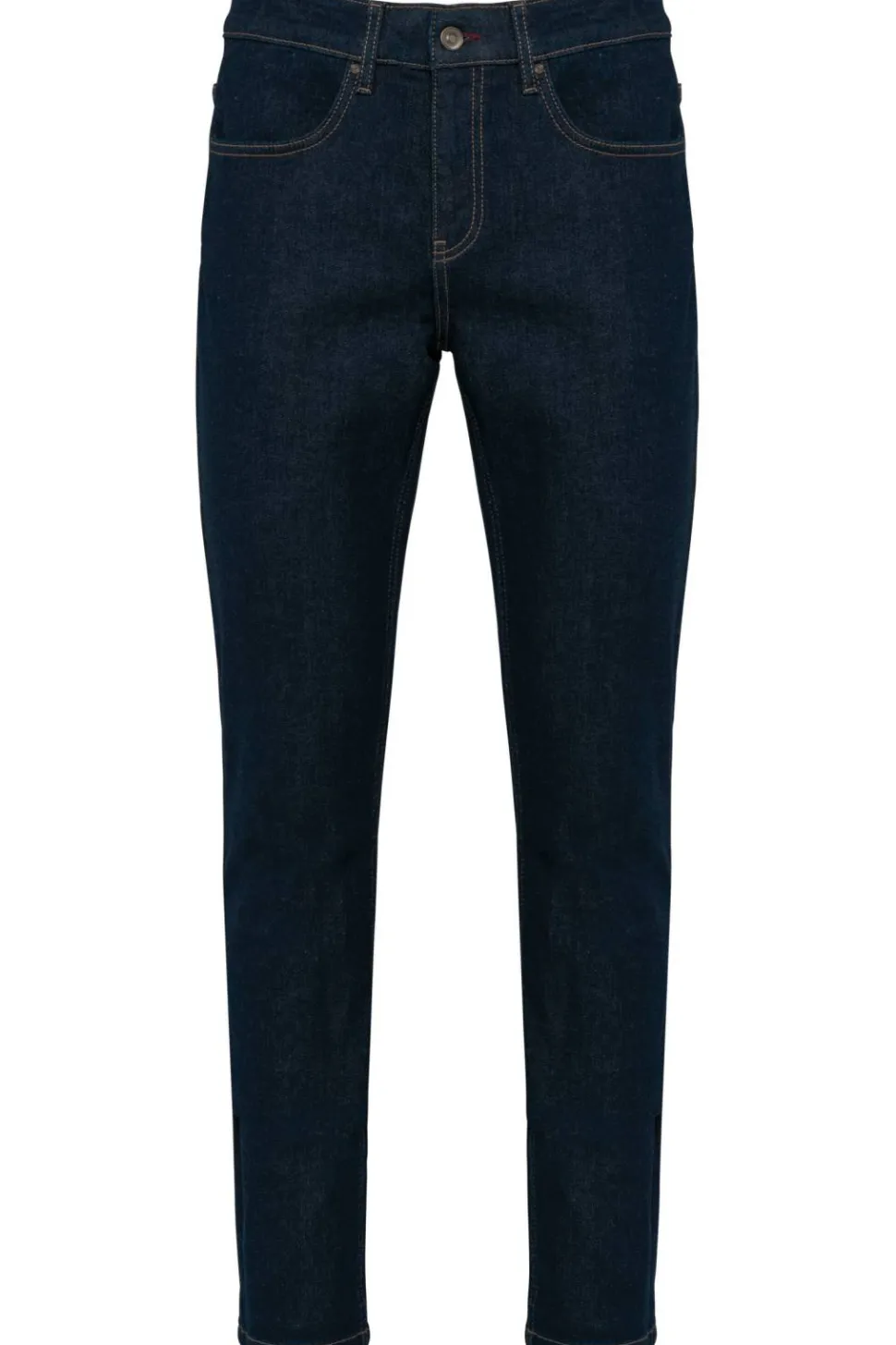 Kariban Premium PK730 - Jean Homme Délavé avec Surpiqûres Contrastées