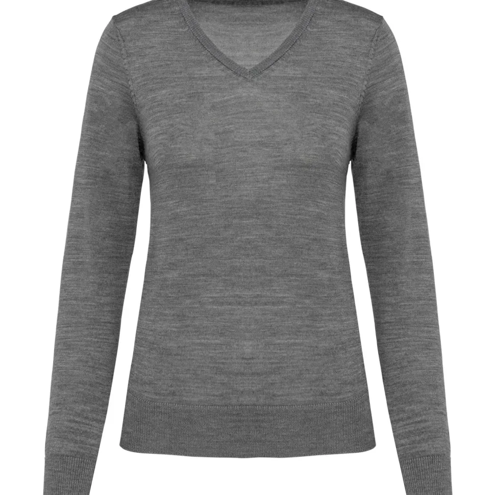 Kariban Premium PK911 - Pull Mérinos col V femme