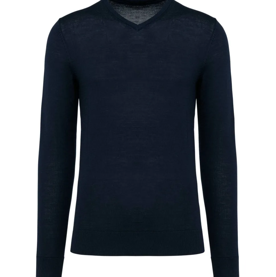Kariban Premium PK910 - Pull Mérinos col V homme