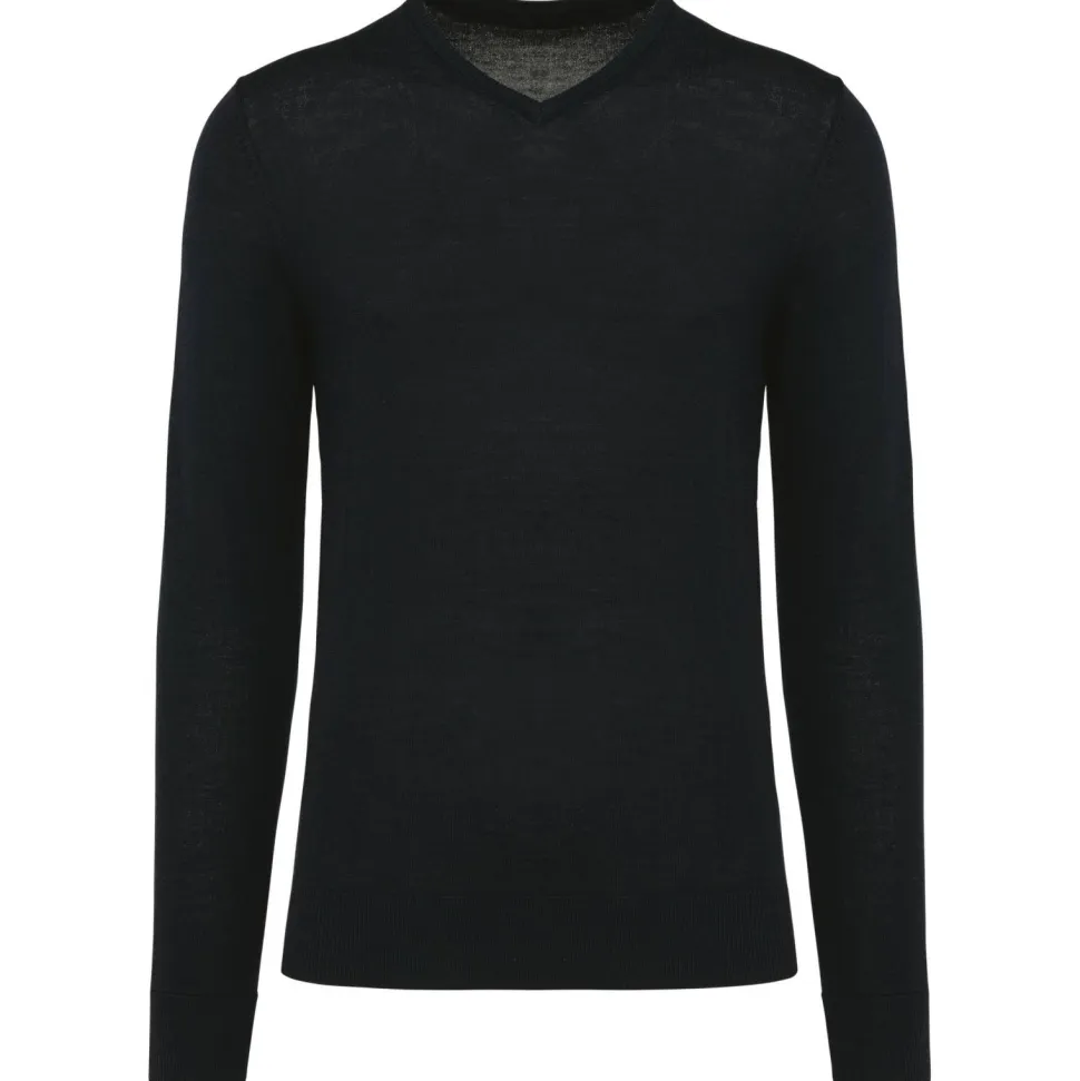 Kariban Premium PK910 - Pull Mérinos col V homme