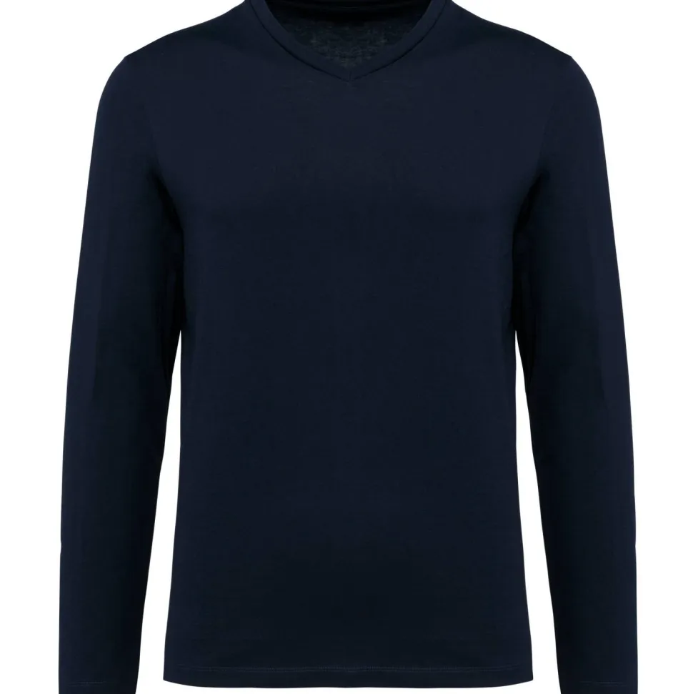 Kariban Premium PK306 - T-shirt Supima® col V manches longues homme