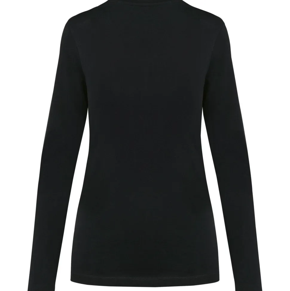 Kariban Premium PK307 - T-shirt Supima® col V manches longues femme