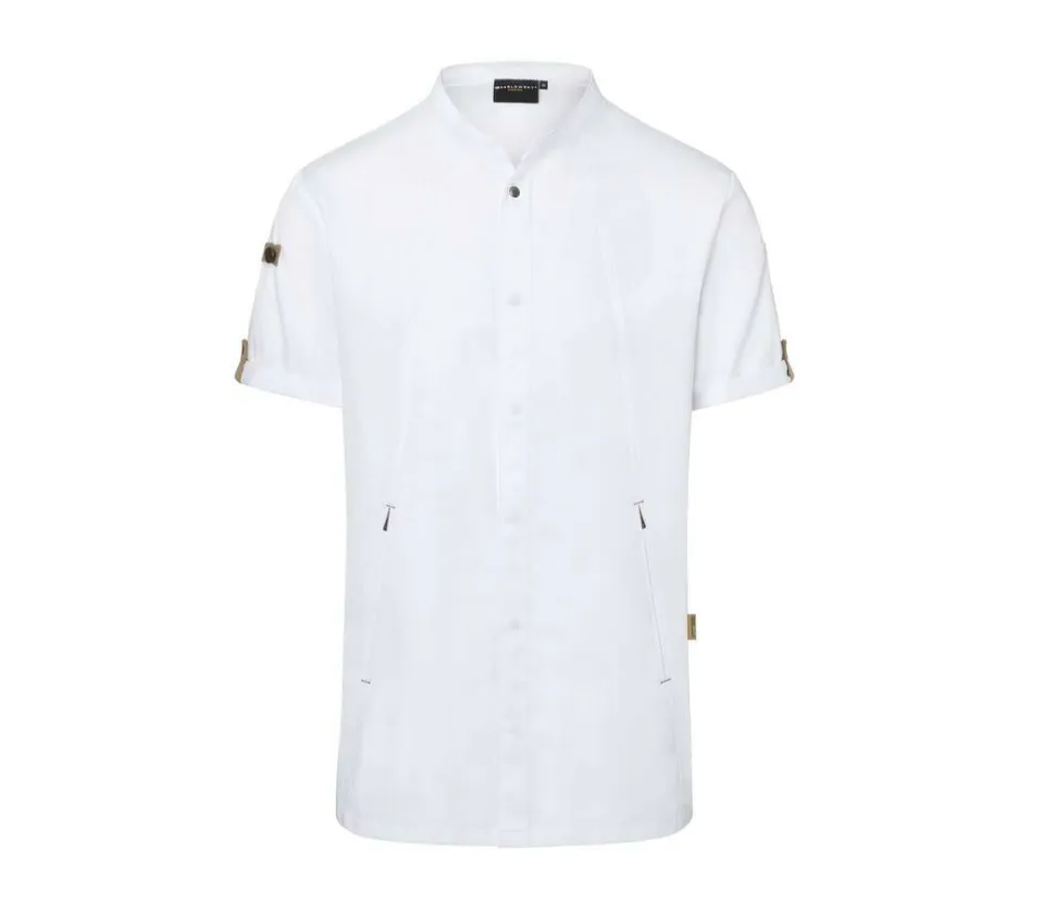 KARLOWSKY KYJM36 - Veste de cuisiner manches courtes écoresponsable
