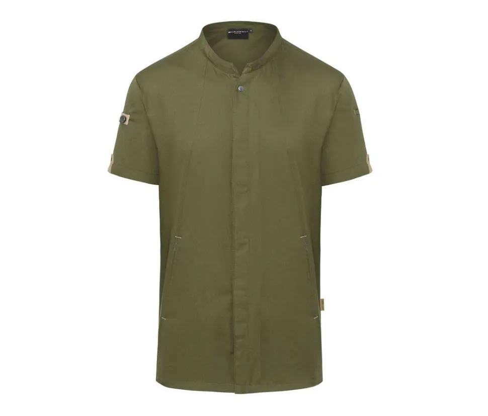 KARLOWSKY KYJM36 - Veste de cuisiner manches courtes écoresponsable