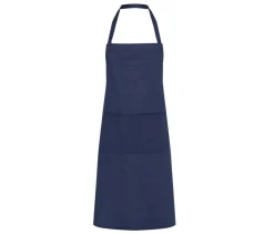 KARLOWSKY KYLS7 - Tablier à bavette en polycoton avec poche