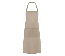 KARLOWSKY KYLS7 - Tablier à bavette en polycoton avec poche