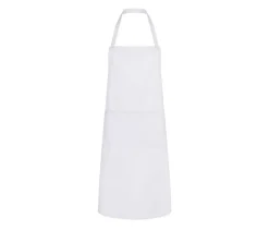 KARLOWSKY KYLS7 - Tablier à bavette en polycoton avec poche
