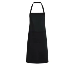 KARLOWSKY KYLS7 - Tablier à bavette en polycoton avec poche