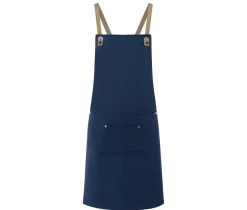 KARLOWSKY KYLS39 - Tablier Professionnel à Bretelles Croisées avec Poches