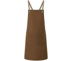 KARLOWSKY KYLS39 - Tablier Professionnel à Bretelles Croisées avec Poches