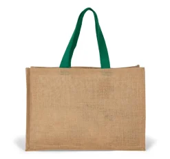 Kimood KI0743 - Grand Sac Shopping en Jute Rigide Écologique