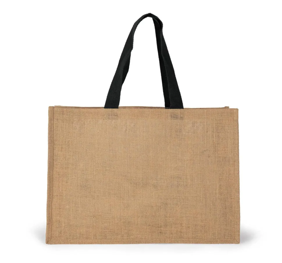 Kimood KI0743 - Grand Sac Shopping en Jute Rigide Écologique