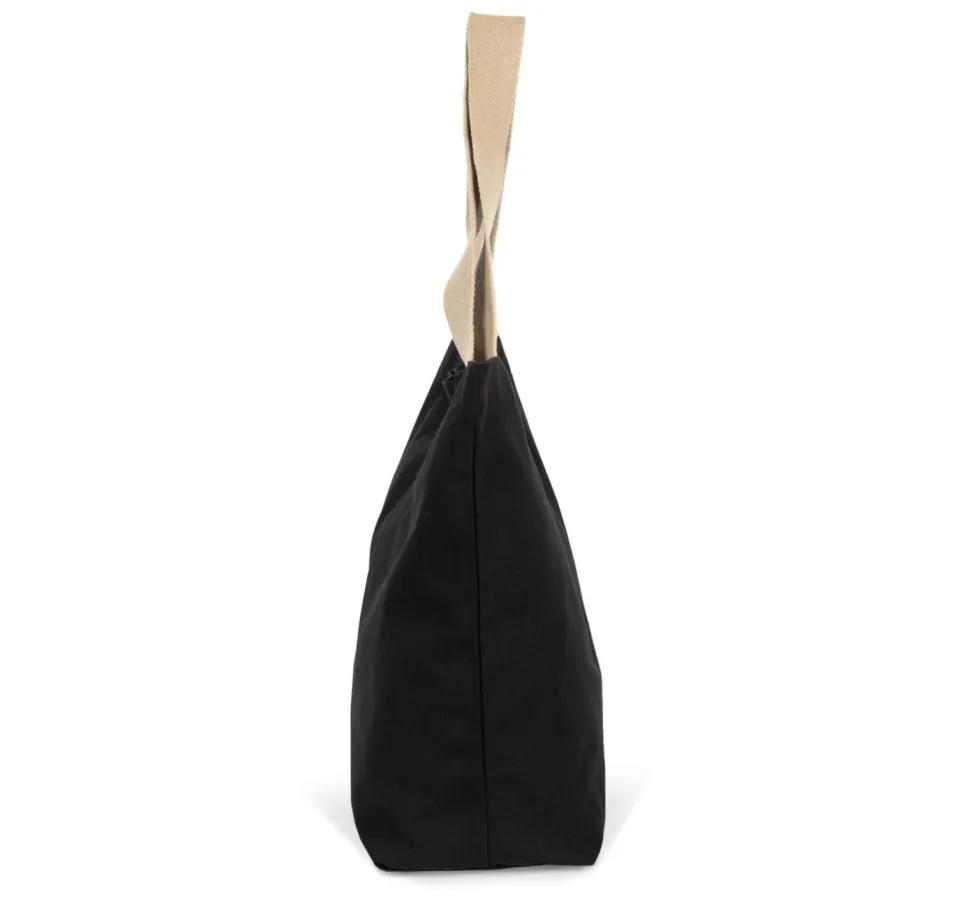 Kimood KI5204 - Grand sac shopping recyclé à fond plat
