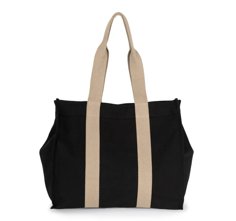 Kimood KI5201 - Grand sac shopping à soufflet recyclé