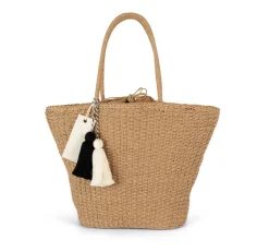 Kimood KI5226 - Panier Shopping Élégant à Rayure Unique