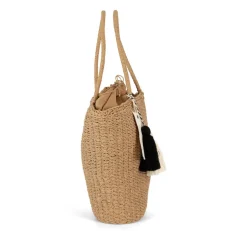 Kimood KI5226 - Panier Shopping Élégant à Rayure Unique