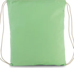Kimood KI0147 - Petit sac à dos en coton bio avec cordelettes