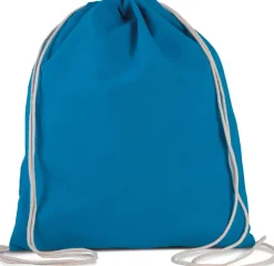 Kimood KI0147 - Petit sac à dos en coton bio avec cordelettes