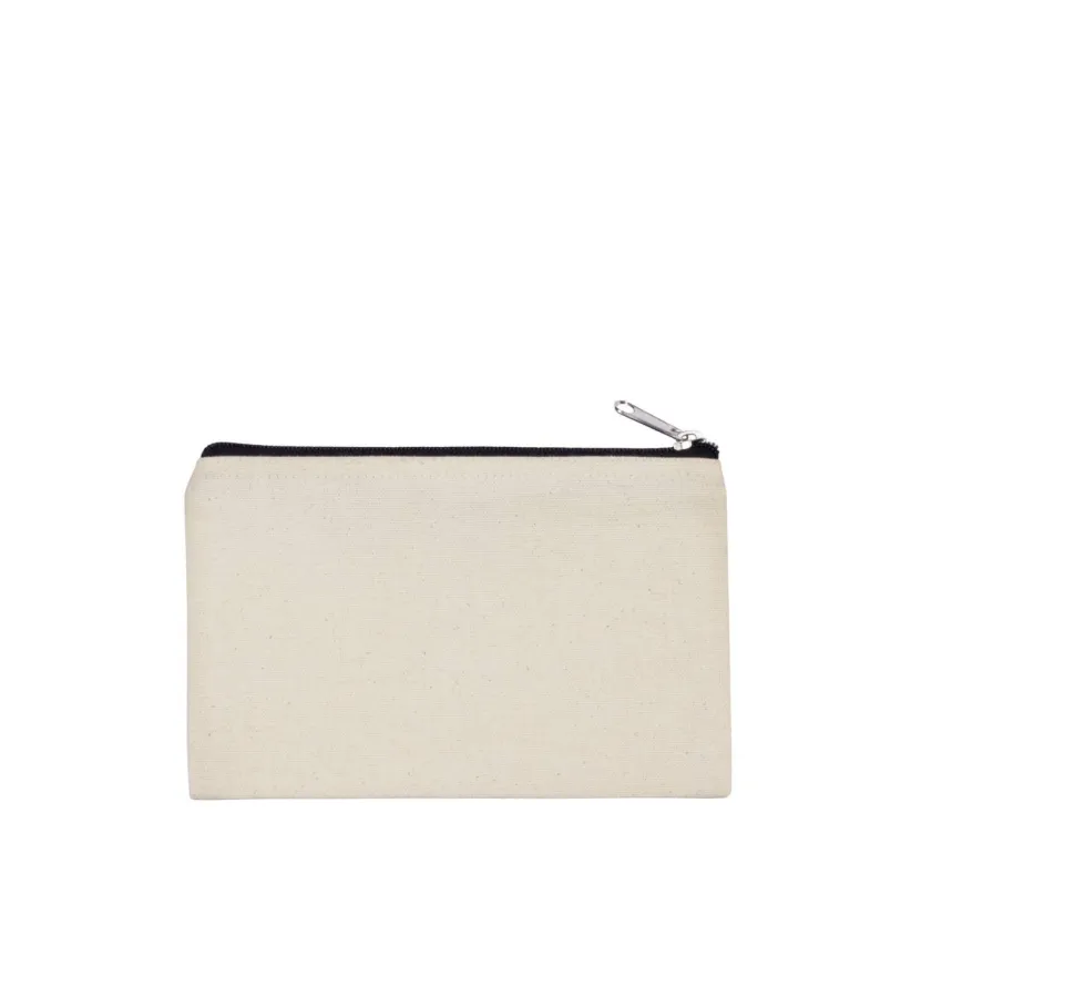 Kimood KI0720 - Pochette en coton canvas - petit modèle