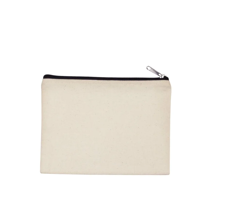 Kimood KI0721 - Pochette en coton canvas - modèle moyen