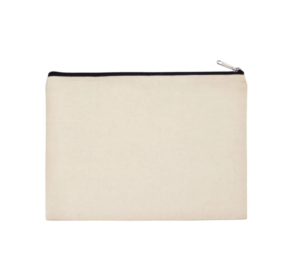 Kimood KI0722 - Pochette en coton canvas - grand modèle