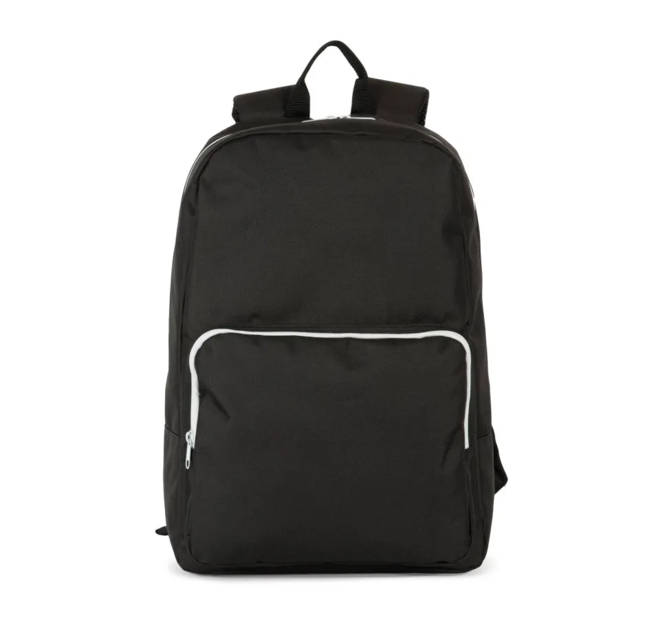 Kimood KI0181 - Sac à dos avec fermetures éclair contrastée