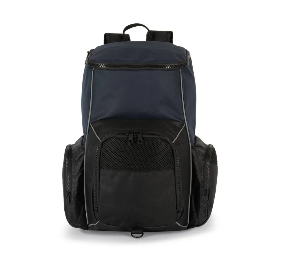 Kimood KI0176 - Sac à dos de sport recyclé imperméable avec porte-objets