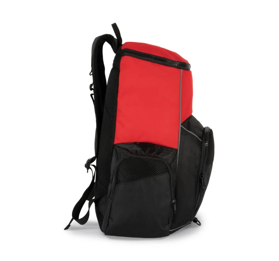 Kimood KI0176 - Sac à dos de sport recyclé imperméable avec porte-objets