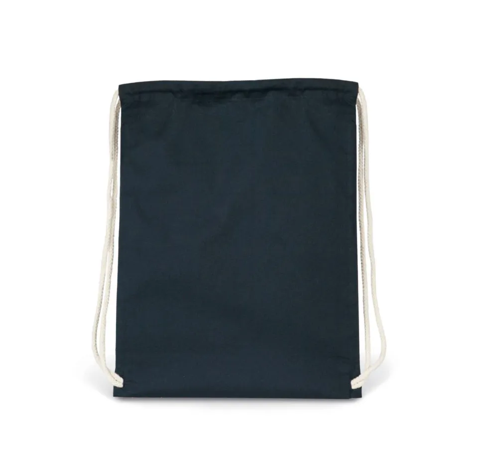 Kimood KI0139 - Sac à dos en coton bio avec cordelettes
