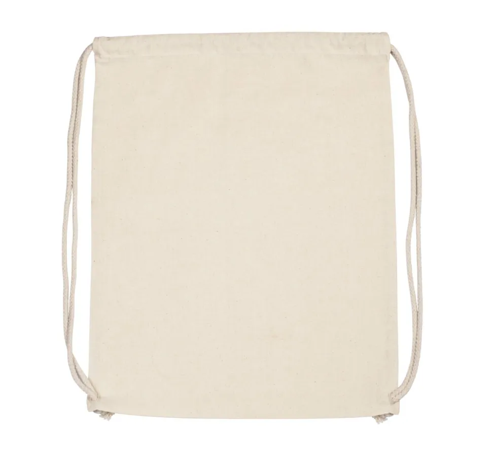 Kimood KI0139 - Sac à dos en coton bio avec cordelettes