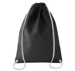Kimood KI0125 - SAC À DOS EN COTON AVEC CORDELETTES