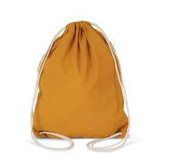 Kimood KI0125 - SAC À DOS EN COTON AVEC CORDELETTES