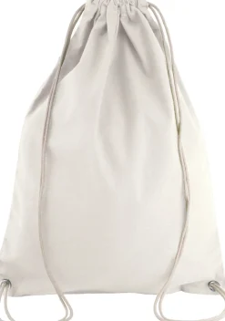 Kimood KI0125 - SAC À DOS EN COTON AVEC CORDELETTES