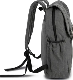 Kimood KI0143 - Sac à dos en toile à rabat