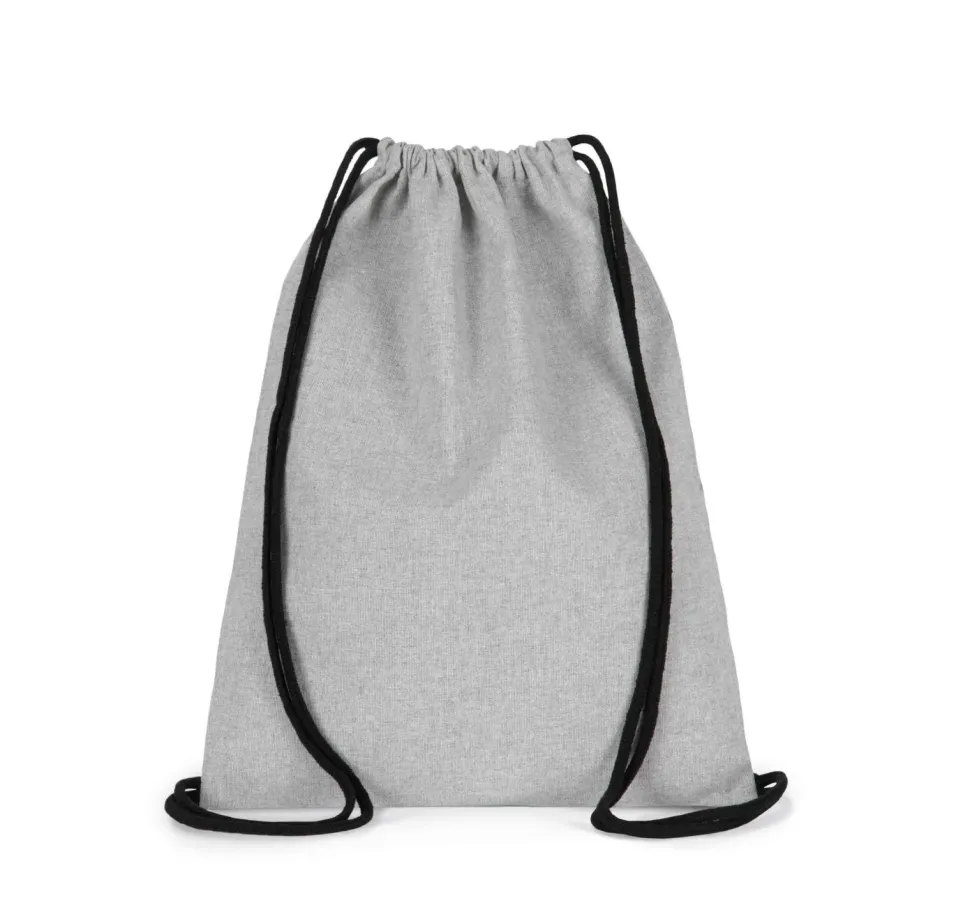 Kimood KI5102 - Sac à dos recyclé à cordon coulissant
