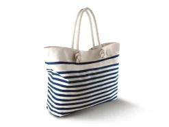Kimood KI0242 - Sac de Plage Marin en Toile de Coton