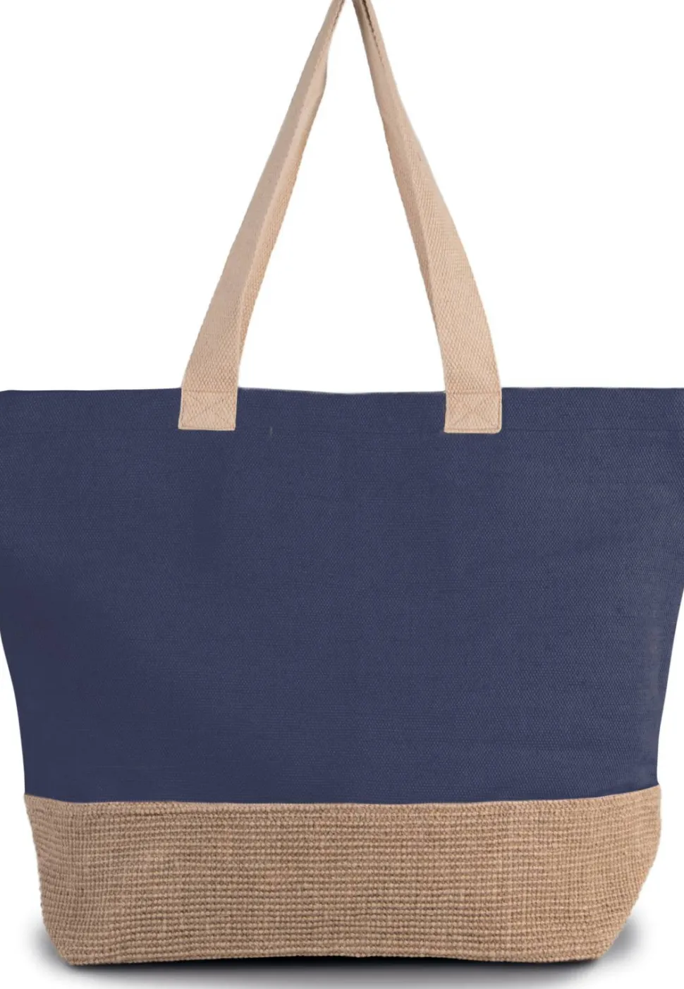 Kimood KI0258 - Sac de shopping fourre-tout esprit rustique