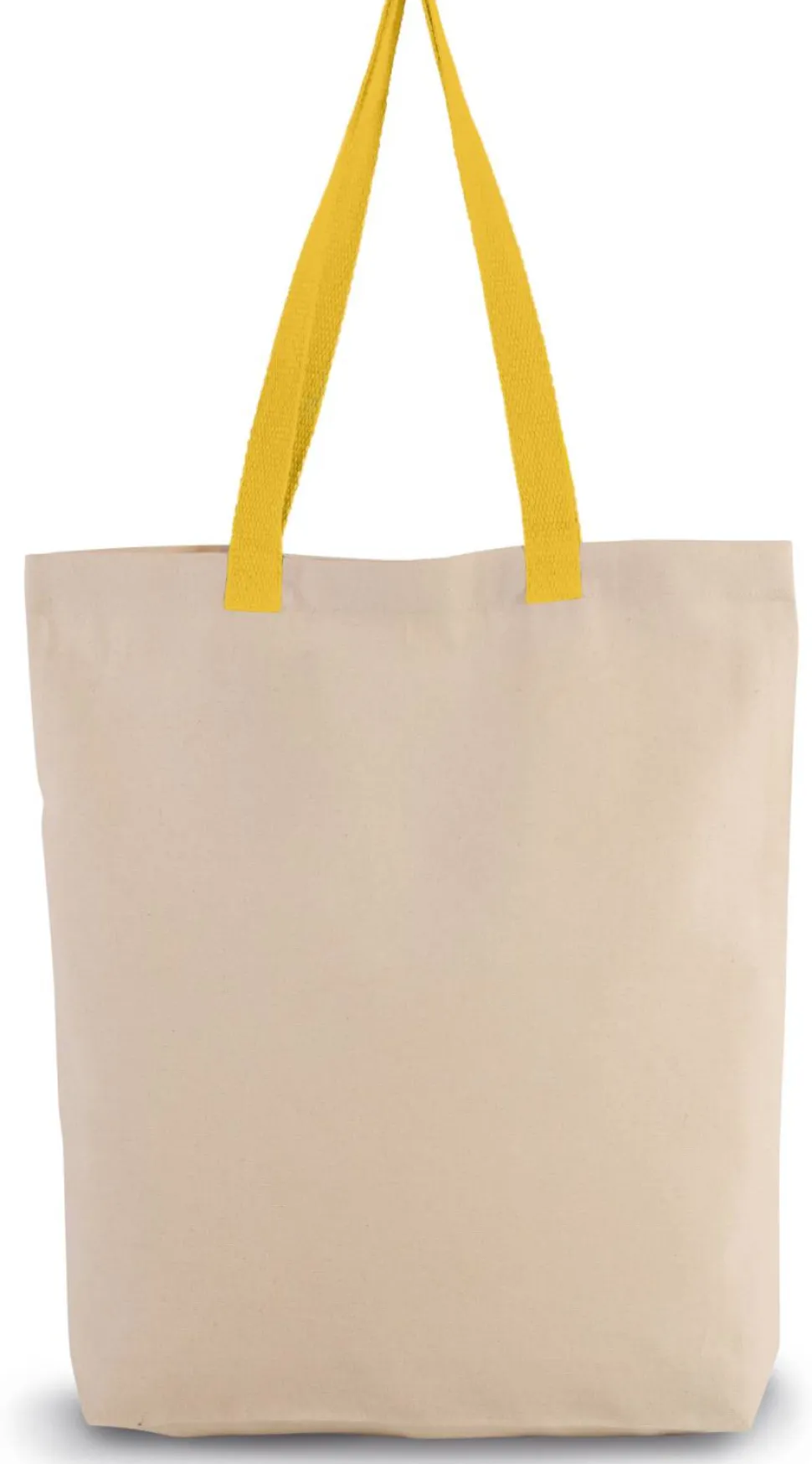 Kimood KI0278 - Sac shopping à soufflet avec poignées contrastées