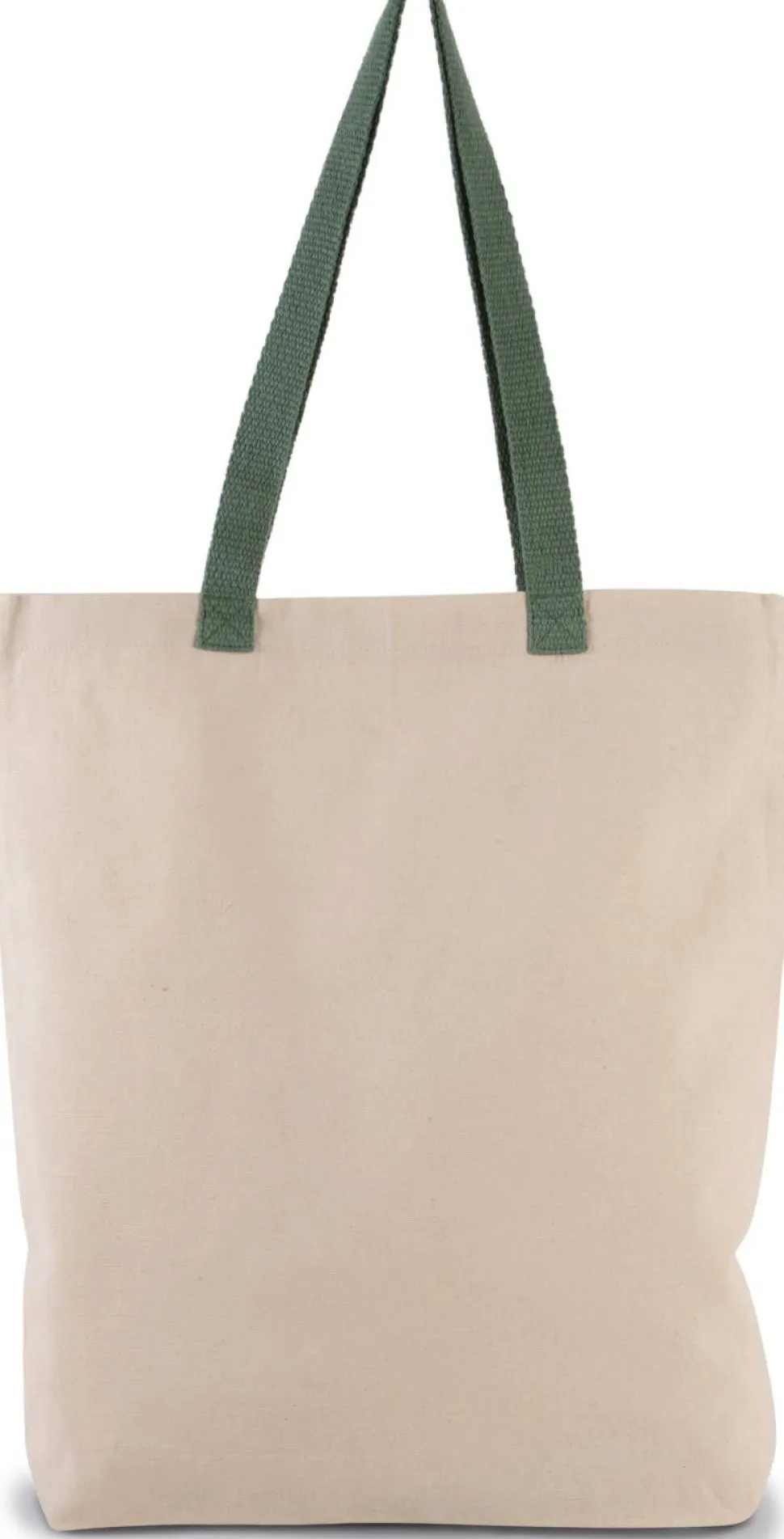Kimood KI0278 - Sac shopping à soufflet avec poignées contrastées