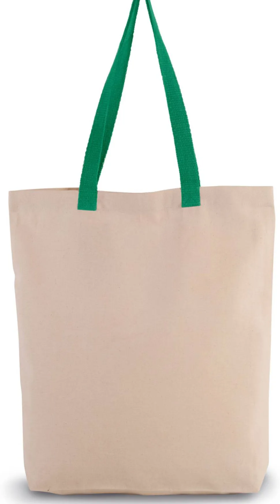 Kimood KI0278 - Sac shopping à soufflet avec poignées contrastées