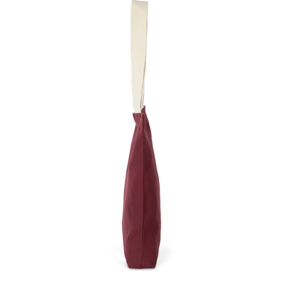 Kimood KI5202 - Sac Shopping recyclé à fond plat