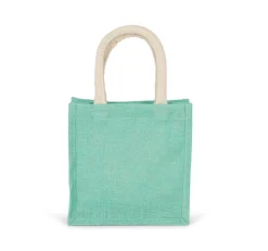 Kimood KI0272 - Sac style cabas en toile de jute - petit modèle