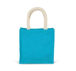 Kimood KI0272 - Sac style cabas en toile de jute - petit modèle