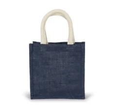 Kimood KI0272 - Sac style cabas en toile de jute - petit modèle
