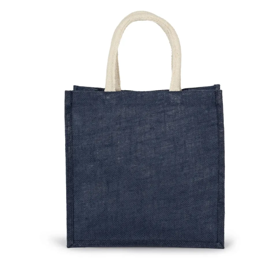 Kimood KI0274 - Sac style cabas en toile de jute - grand modèle