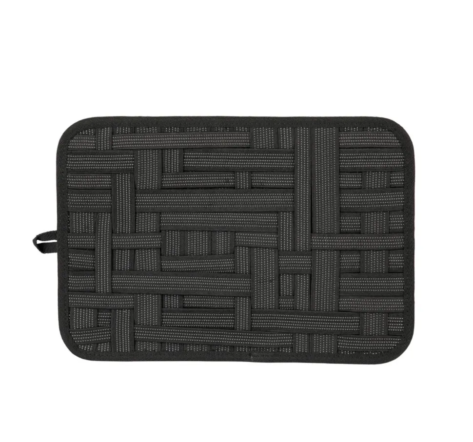 Kimood KI0517 - Tablette organiseur porte-câbles et accessoires
