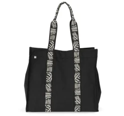 Kimood KINS114 - Grand sac shopping recyclé à soufflet