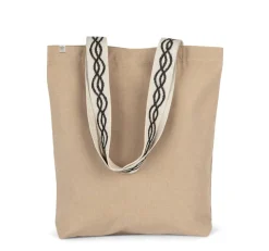 Kimood KINS116 - Sac shopping recyclé à fond plat