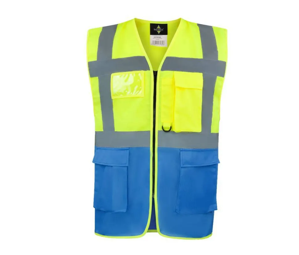 KORNTEX KX226 - Gilet de sécurité multifonctionnel avec poches